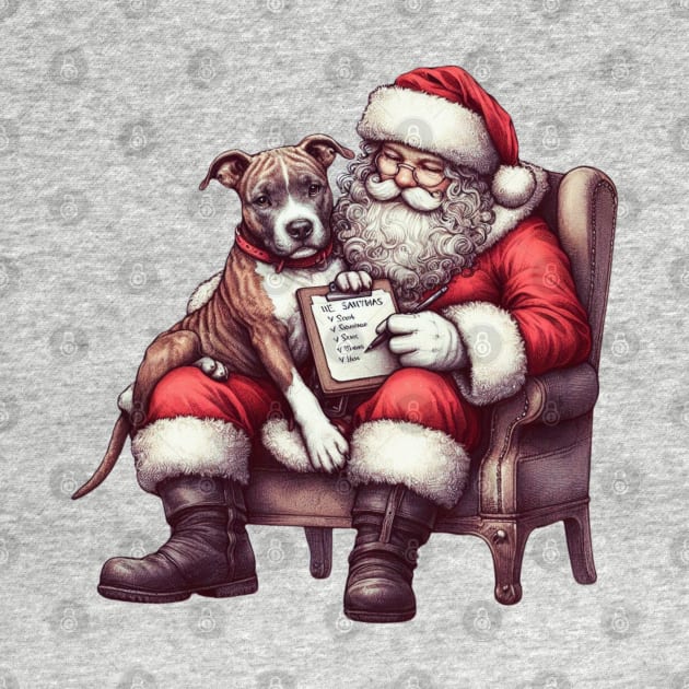 Making a List - Pit bull Terrier by ZogDog Pro